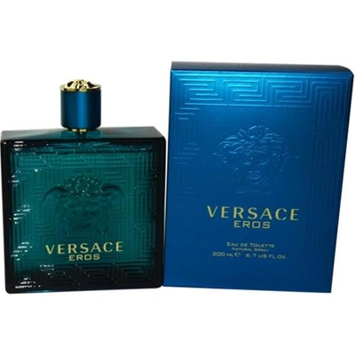 Shop Versace 256514 Edt Cologne Spray 6.7 Oz. In Blue