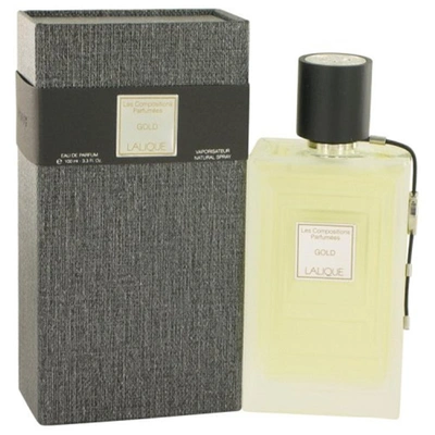 Shop Lalique 518712 Les Compositions Parfumees Gold Eau De Parfum Spray, 3.3 oz
