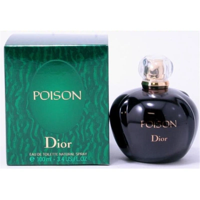 Shop Dior Poison By Christian  - Edtspray 3.3 oz In Green