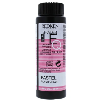 Shop Redken U-hc-13434 2 oz Unisex Shades Eq Color Gloss, Pastel Silver Green In Pink