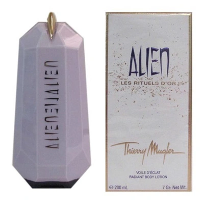 Shop Mugler Thierry  Blangelalien6.8 7.0 oz Womens Alien Radiant Body Lotion In White