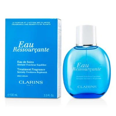 Shop Clarins 54401 3.4 oz Eau Ressourcante Rebalancing Fragrance Spray For Women In Blue