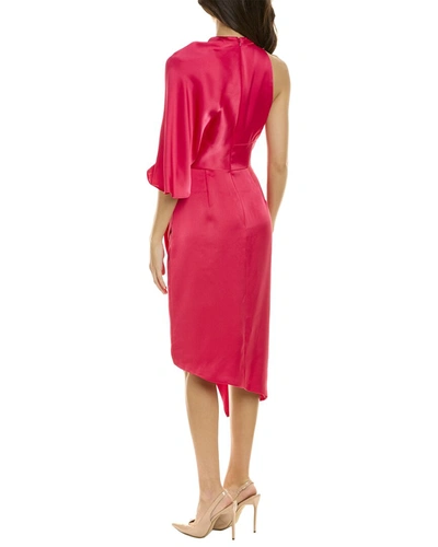 Shop Theia Bria Cocktail Dress In Pink
