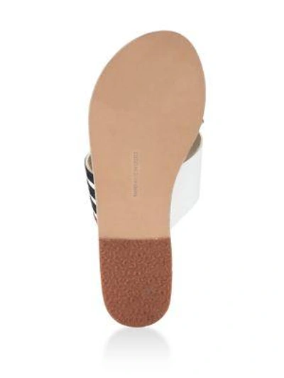 Shop Ancient Greek Sandals Thais Leather Crossover Slides In Multi