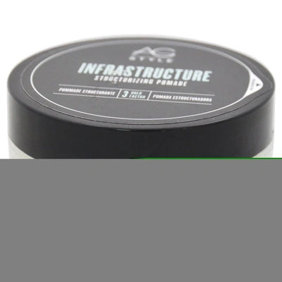 Shop Ag Hair Cosmetics U-hc-10704 Infrastructure Structurizing Pomade For Unisex - 2.5 oz In Black