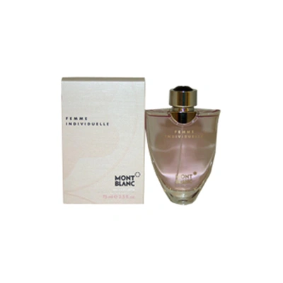 Shop Mont Blanc Montblanc W-2171  Individuelle By Montblanc For Women - 2.5 oz Edt Spray In Silver