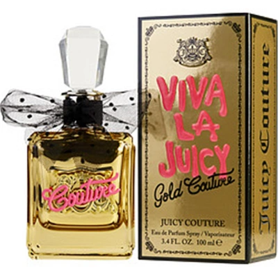 Shop Juicy Couture 254711 Viva La Juicy Gold Couture 3.4 oz Eau De Parfum Spray