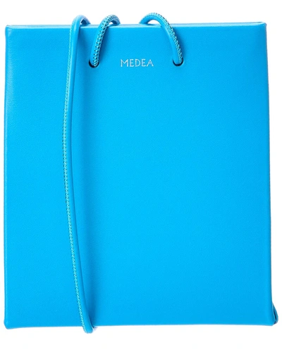 Shop Medea Leather Crossbody In Blue