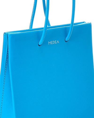Shop Medea Leather Crossbody In Blue