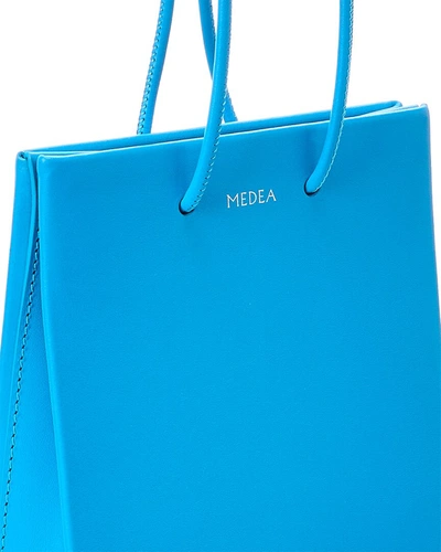Medea Leather Crossbody In Blue
