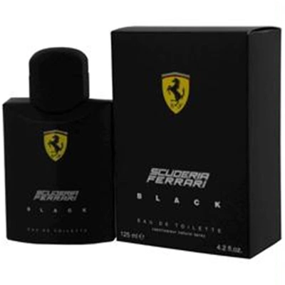 Shop Ferrari Scuderia Black 244816  Scuderia Black By  Edt Spray 4.2 oz