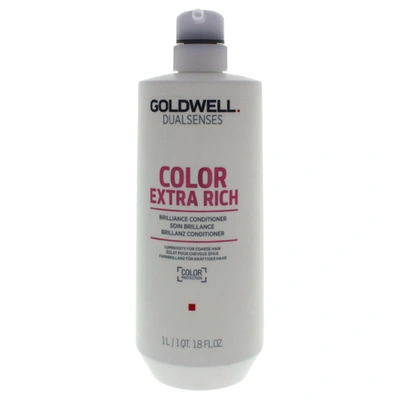 Shop Goldwell U-hc-13245 33.8 oz Unisex Dualsenses Color Extra Rich Brilliance Conditioner In White
