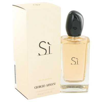 Shop Giorgio Armani Eau De Parfum Spray 3.4 oz In White