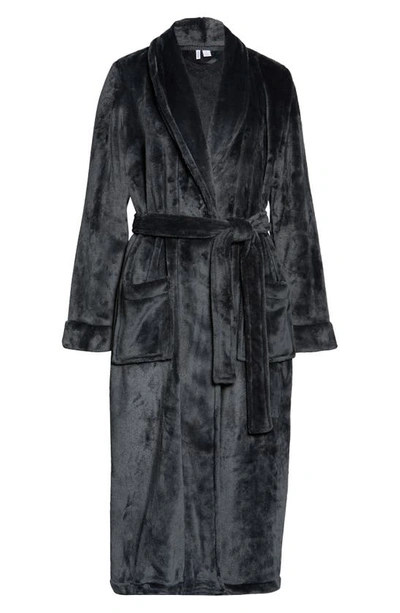 Shop Nordstrom Bliss Plush Robe In Grey Magnet