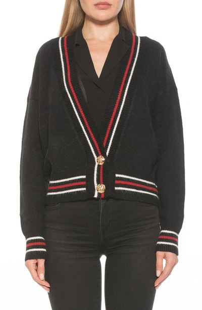 Shop Alexia Admor Cathrine Knit Sweater In Black Multi