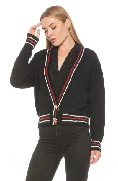 Shop Alexia Admor Cathrine Knit Sweater In Black Multi