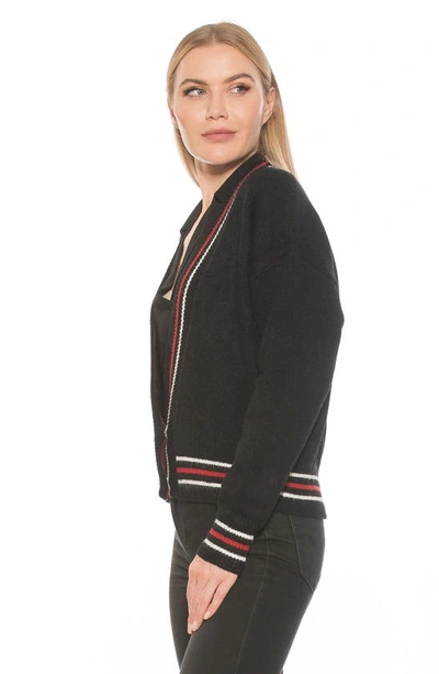 Shop Alexia Admor Cathrine Knit Sweater In Black Multi