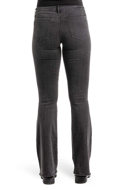 Shop Articles Of Society Faith Mid Rise Flare Jeans In Stone Wood