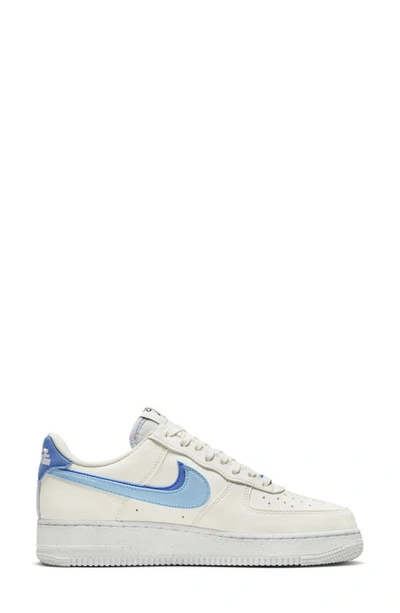 Shop Nike Air Force 1 '07 Lv8 Sneaker In Sail/ Blue Chill/ Medium Blue