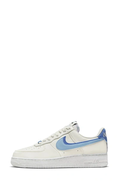 Shop Nike Air Force 1 '07 Lv8 Sneaker In Sail/ Blue Chill/ Medium Blue