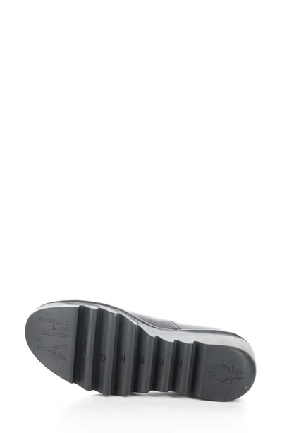 Fly London Beso Wedge Pump In 012 Black Arkansas