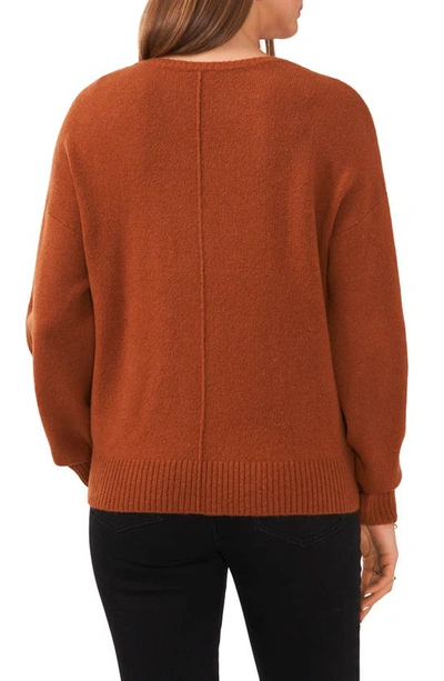 Shop Vince Camuto Cozy Seam Sweater In Sierra