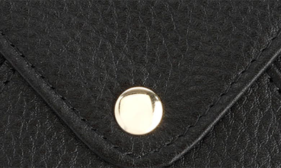 Royce New York Personalized Envelope Card Holder In Black - Gold Foil