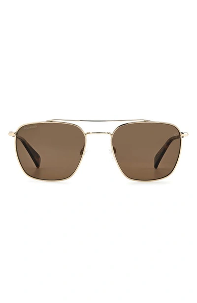 Shop Rag & Bone 53mm Navigator Sunglasses In Gold