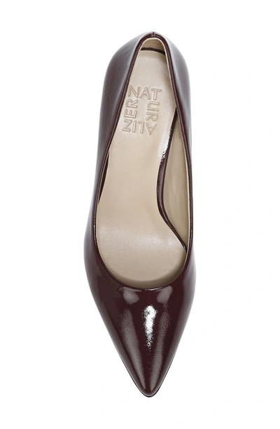 Shop Naturalizer Everly Pointed Toe Pump In Cabernet Sauvignon Patent