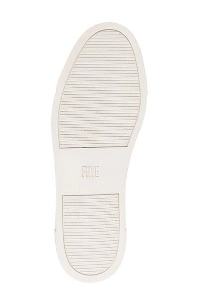 Frye Ivy Leather Slip-on Sneakers In Cognac - Oyster