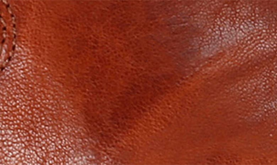 Frye Ivy Leather Slip-on Sneakers In Cognac - Oyster