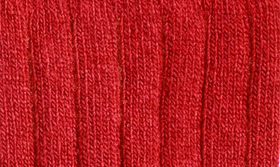 Shop Stems Luxe Merino Wool Blend Crew Socks In Red
