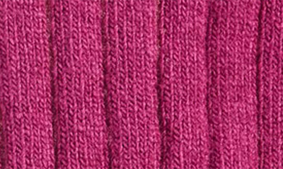 Shop Stems Luxe Merino Wool Blend Crew Socks In Violet