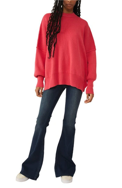 Shop Free People Easy Street Tunic In Strawberry Spritz
