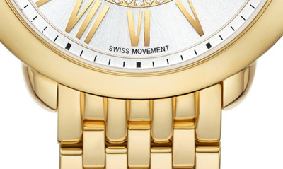 Michele Serein Mid Diamond Watch, 36mm In Gold