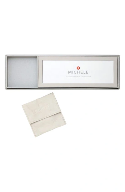 Michele 41mm Apple Watch® Case Attachment In Stainless Steel