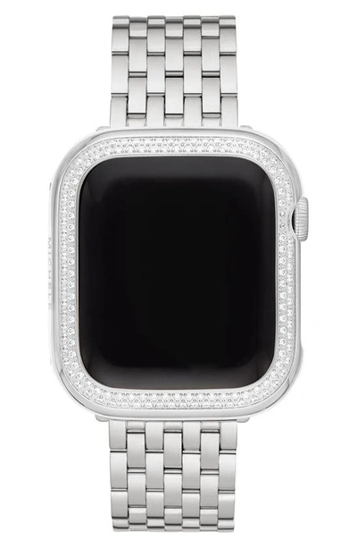 Shop Michele 41mm Apple Watch® Case Attachment In Stainless Steel