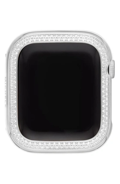 Shop Michele 41mm Apple Watch® Case Attachment In Stainless Steel