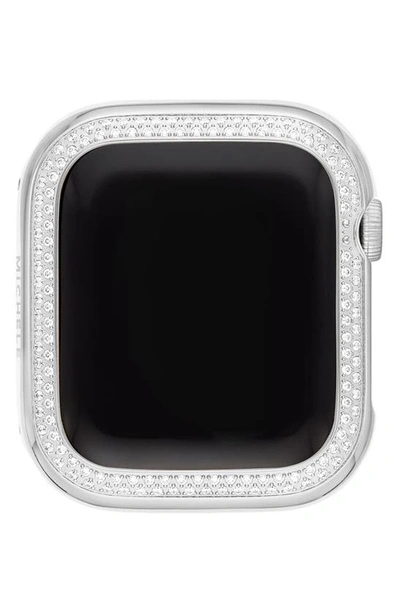Michele 41mm Apple Watch® Case Attachment In Stainless Steel