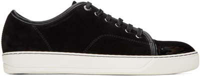 Shop Lanvin Black Dbb1 Sneakers In 10 Black