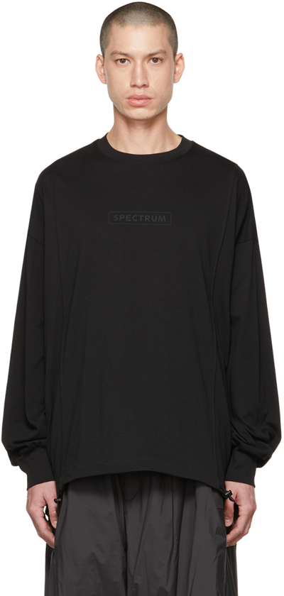 Shop A. A. Spectrum Black Coldran Sweatshirt In Void Black