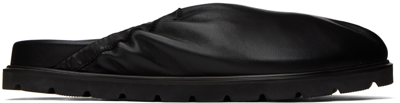 Shop Reike Nen Black Single Layer Slip-on Loafers