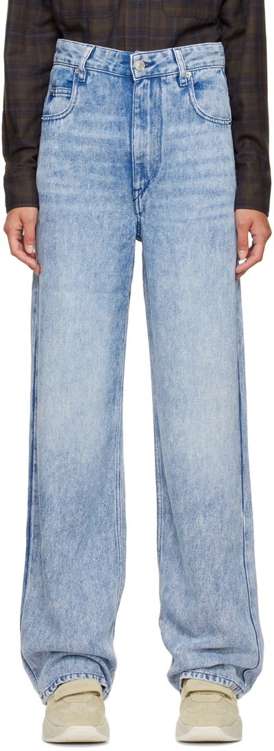 Isabel Marant Étoile Women's Tilorsya High-rise Wide-leg Jeans In Light  Blue | ModeSens