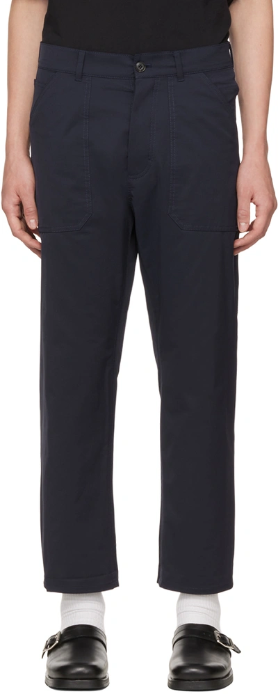 Nanushka Navy Jasper Trousers In Navy