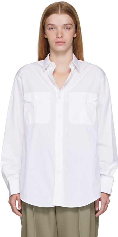 Shop Wardrobe.nyc White Button Shirt