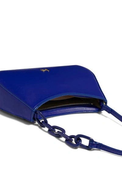 Shop House Of Want Newbie Vegan Leather Shoulder Bag In Cobalt