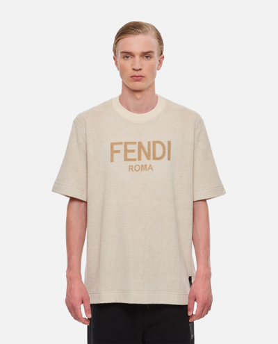 Fendi t shirt outlet mens white