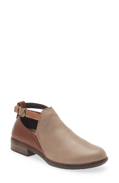 Shop Naot Kamsin Colorblock Bootie In Soft Stone Leather
