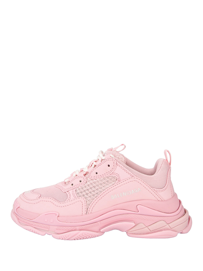 Shop Balenciaga Kids Sneakers In Pink