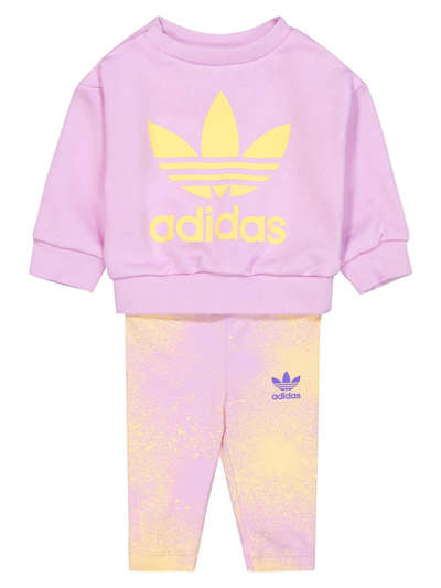 Adidas Originals Kids Jogging Suit For Girls In Lilla | ModeSens